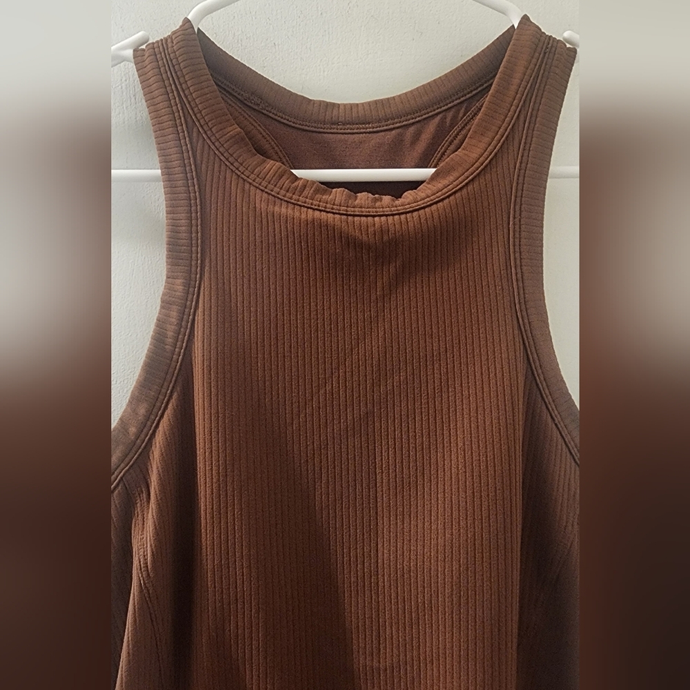 Lululemon Brown Sleeveless Top, Size 8. - Picture 3 of 7